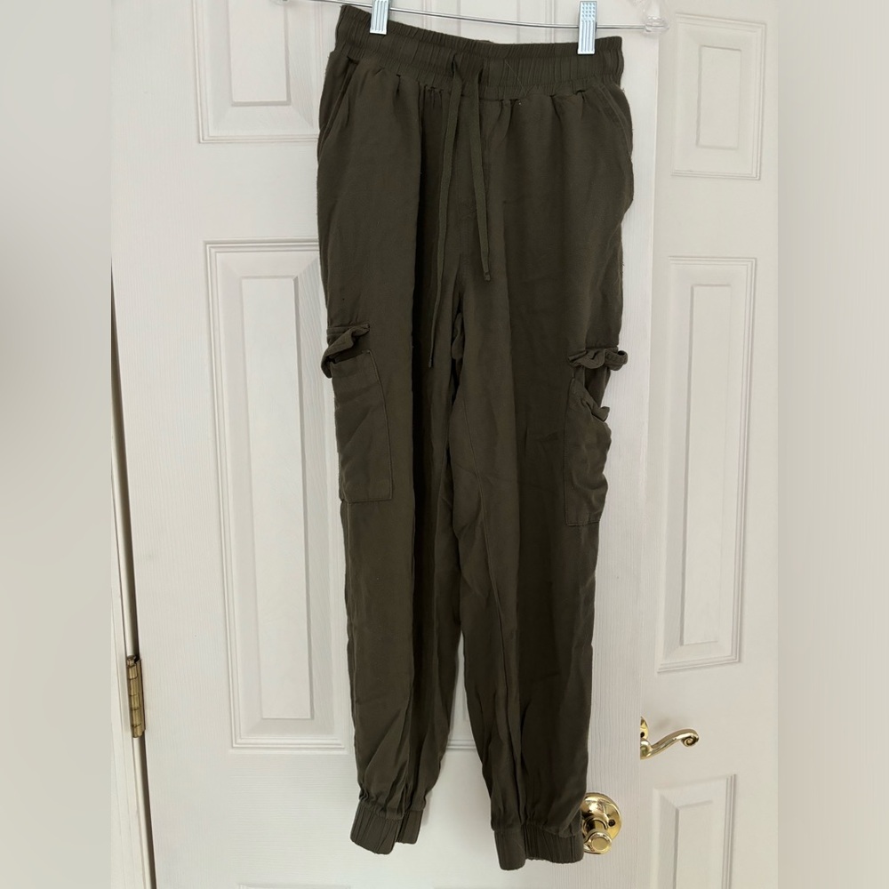 Army Green CARGO JOGGERS